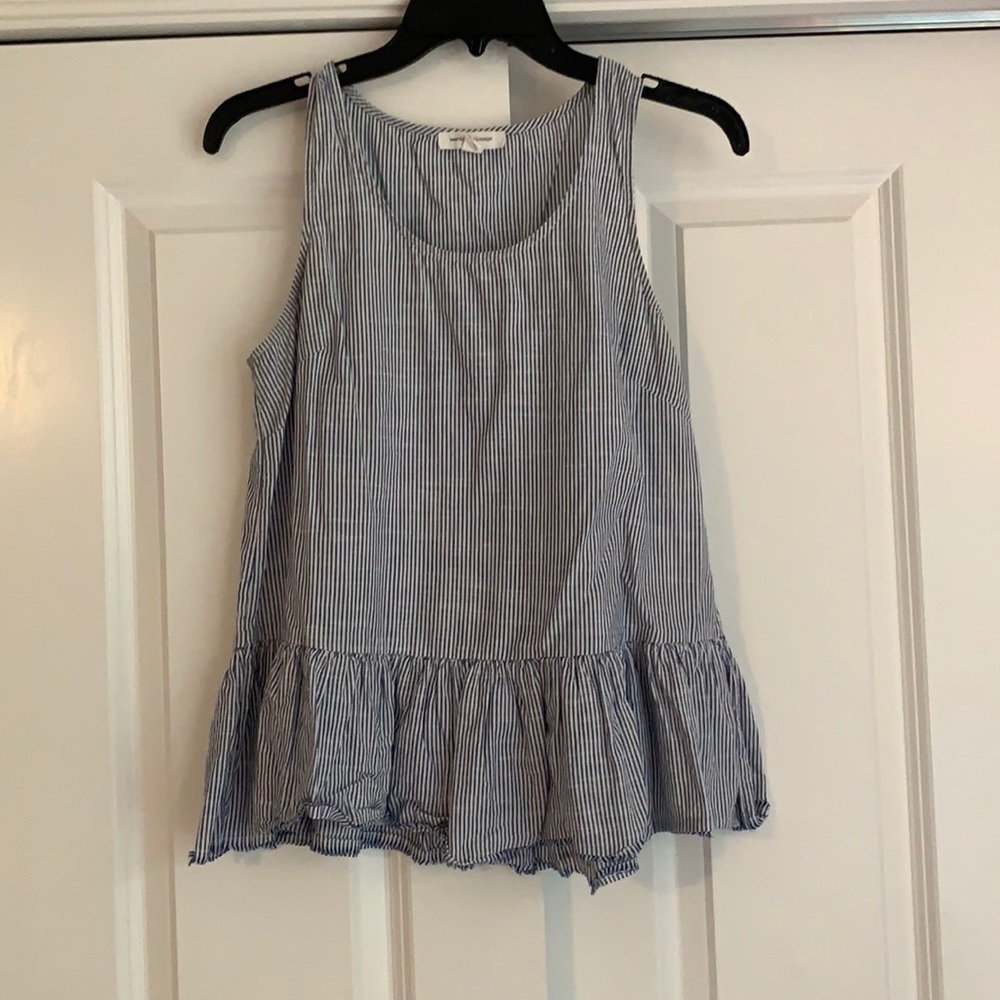 Striped Tank Top, Size Sm